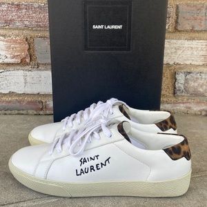 SAINT LAURENT Court Classic SL/06 Low Top Sneaker Women’s Size 37 - US 7